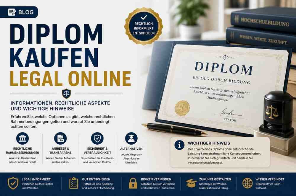 Diplom kaufen legal online